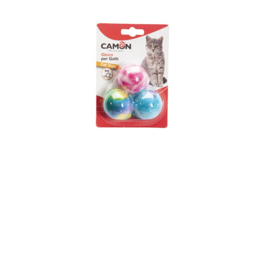 Picture of Camon Cat Toy - Balls With Bell 3Pcs