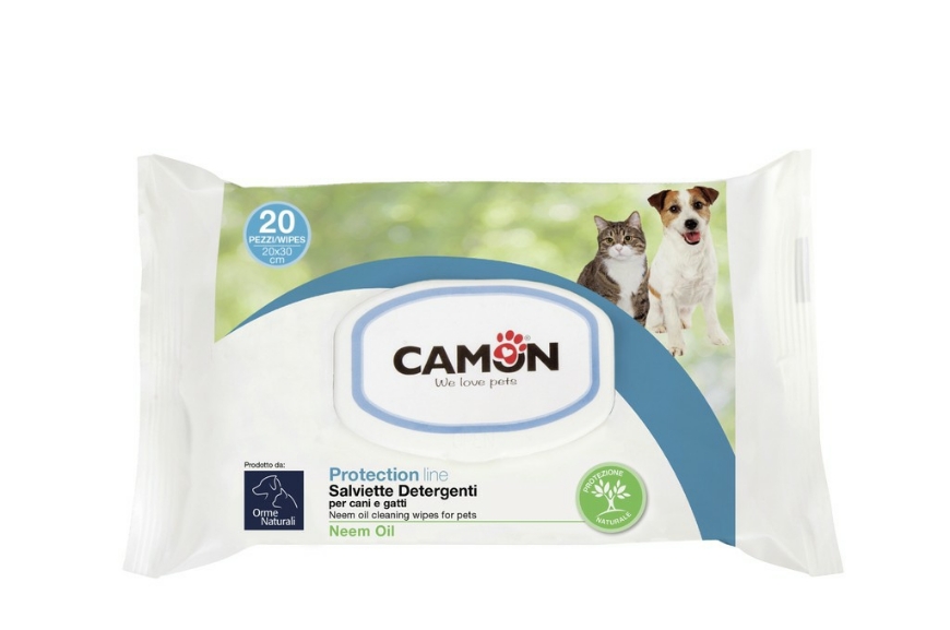 Picture of Camon Neem Oil Cleaning Wipes 20X30 Cm 20 Wipes
