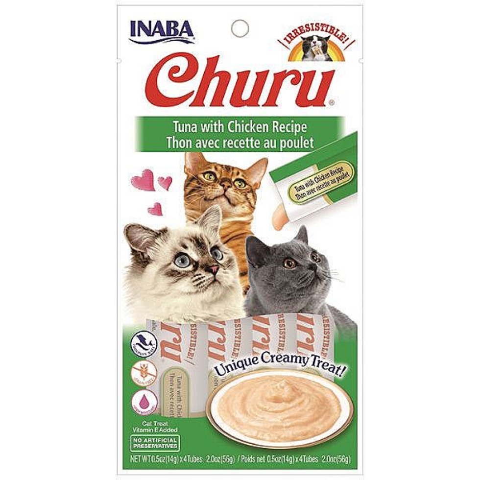 Picture of Inaba Churu Tuna With Chicken 4X14G
