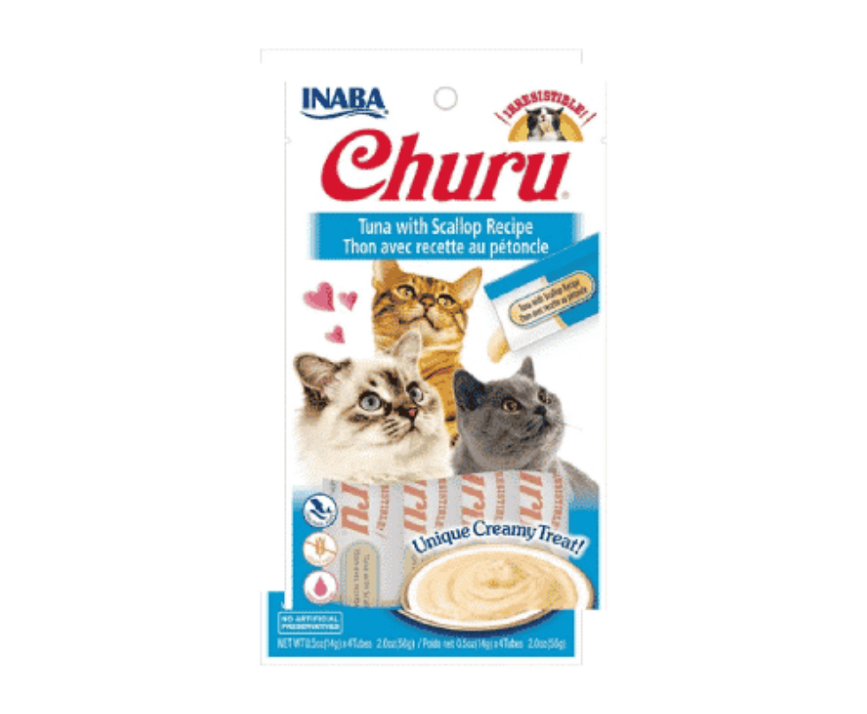 Picture of Inaba Churu Tuna With Scallop 4X14G