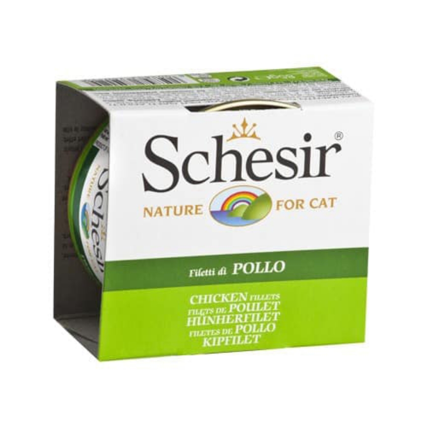 Picture of Schesir Cat Chicken Fillets Jelly Can 85G