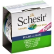 Picture of Schesir Puppy Chicken with Aloe Can 150g