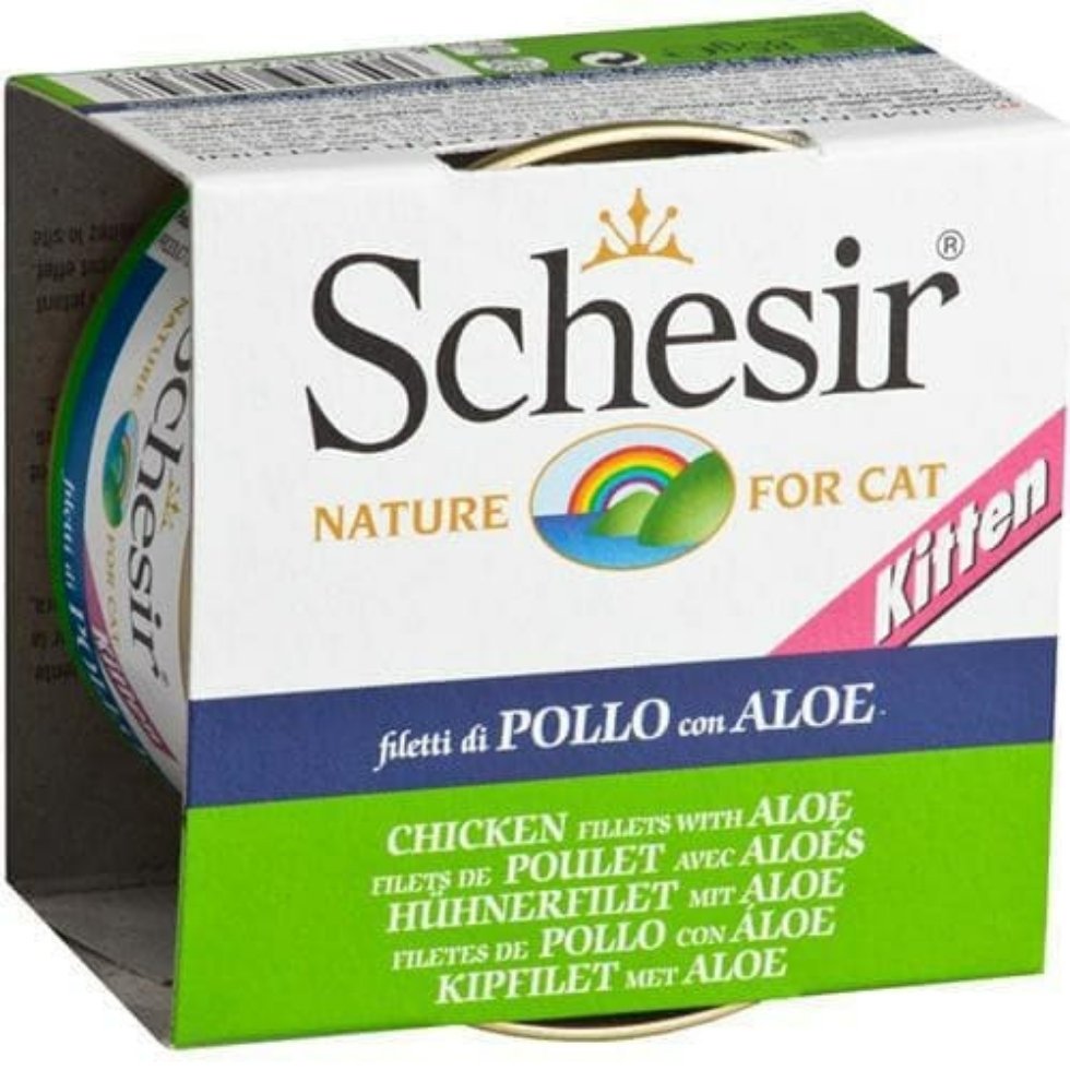 Picture of Schesir Kitten Chicken with Aloe 85g