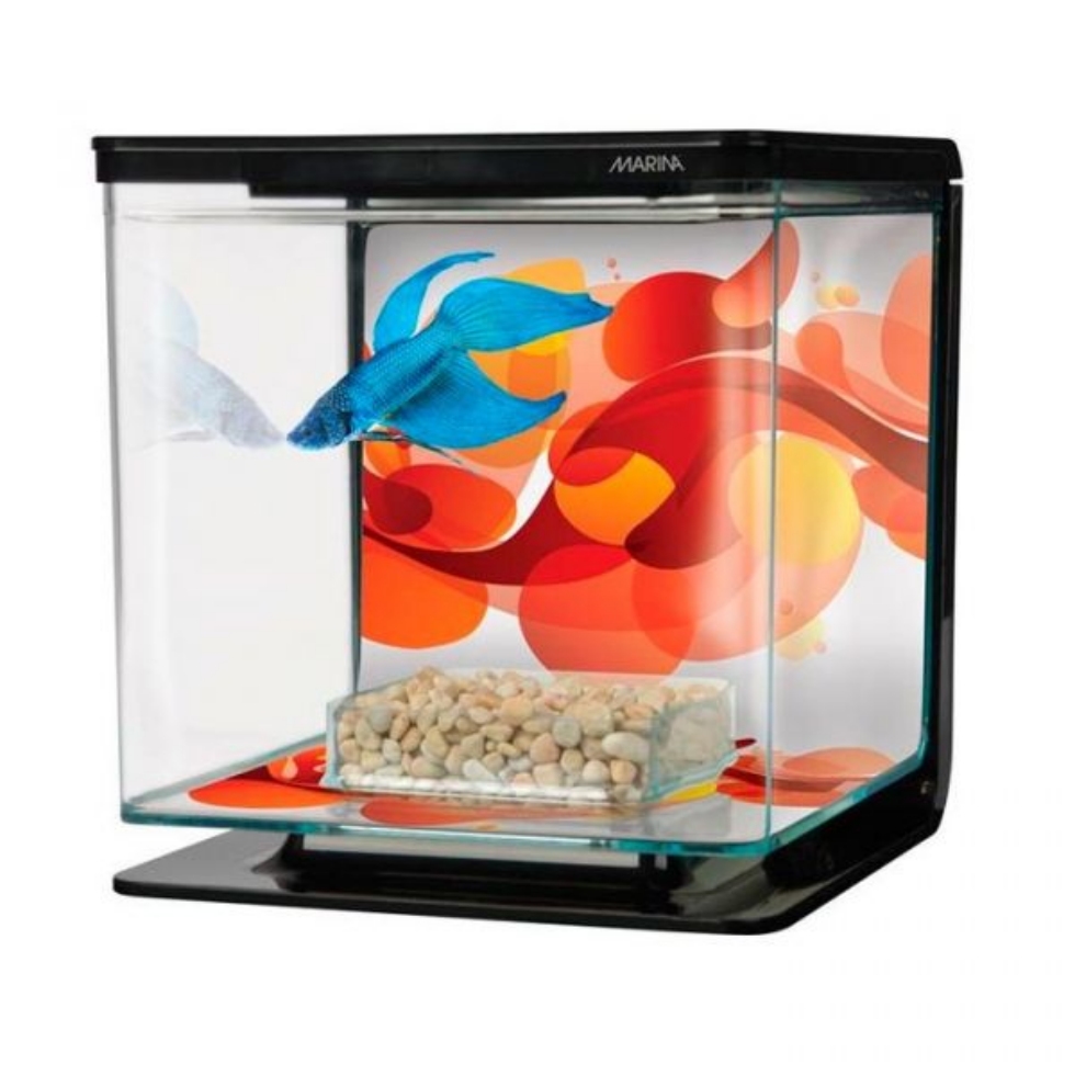 Picture of Marina Betta Kit 2 L Black Kit Sun Swirl