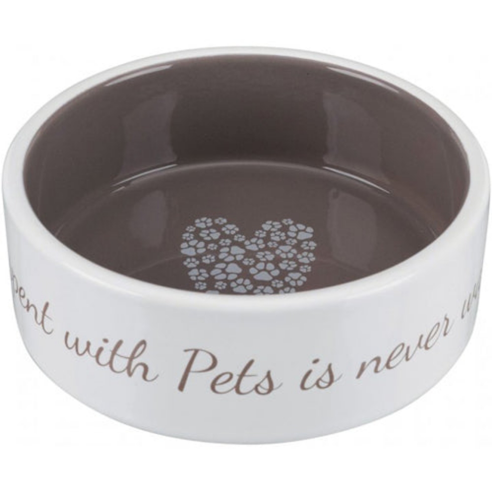 Picture of Trixie Pet'S Home Bowl Ceramic 0.3L 12Cm Cream Taupe
